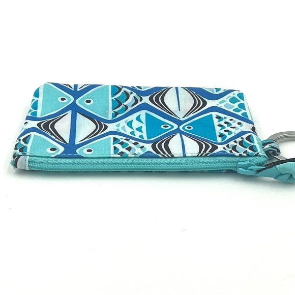 NWT Vera Bradley Go Fish Blue Zip ID Case - Picture 6 of 10